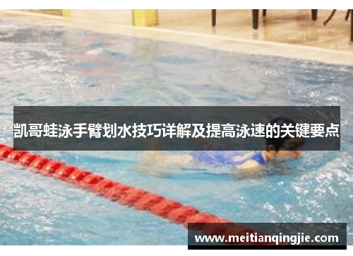 凯哥蛙泳手臂划水技巧详解及提高泳速的关键要点